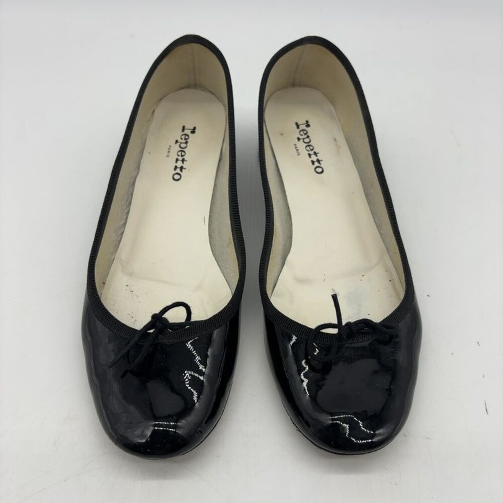 Repetto Patent Camille Ballet Flats